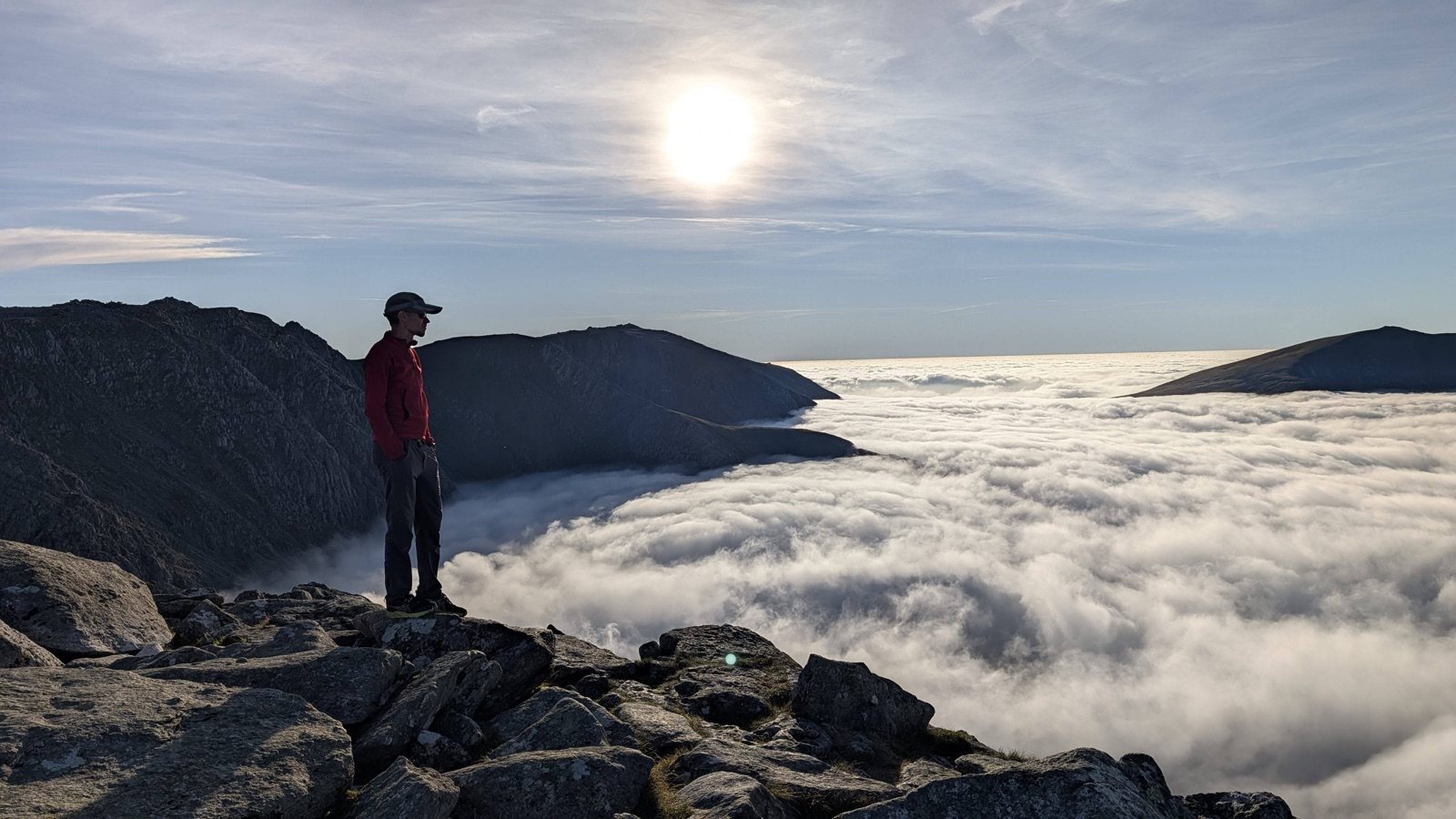 Above a cloud inversion on the Glyderau, Eryri, October 2025