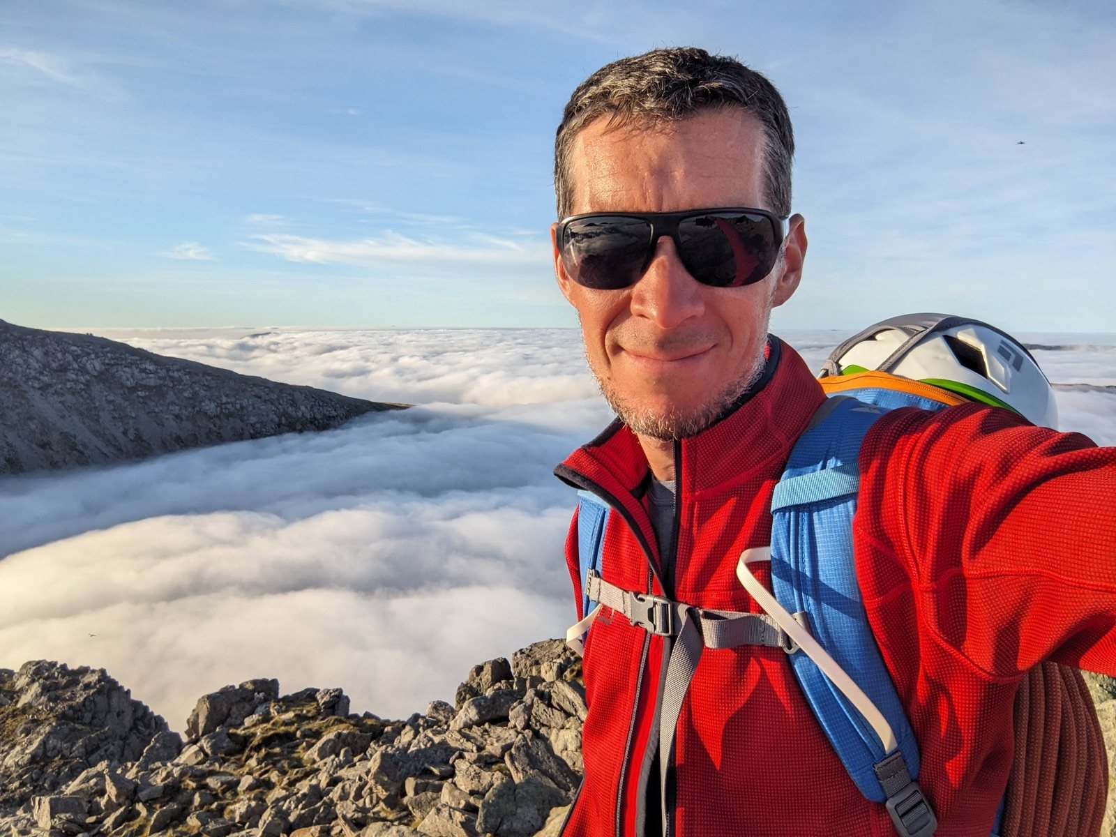 The Glyderau above the clouds, Eryri, October 2025